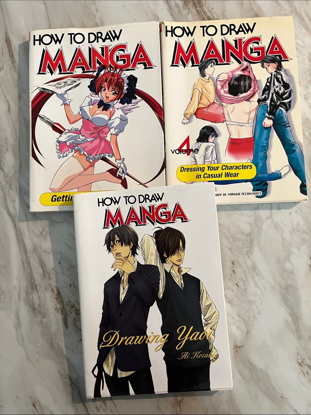 How To Draw Manga (3 Books)